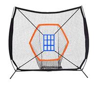 Rete di allenamento softball da baseball - Grande rete per pitching, battitore, campo | Attrezzatura da pratica da baseball pieghevole per giovani e adulti, cattura la