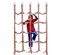 Rete di arrampicata di Campo di arrampicata per bambini Robusti Outdoor Climbing Corda Network, testa di rete da arrampicata a prova di intemperie | per il percorso ad ostacoli, sistemi