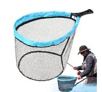 Rete di atterraggio di pesca - Catcher di pesce pieghevole, rete esterna colapsibile | Attrezzatura compatta per pesci con forte adesione, strumento multifunzionale per pescatori per la colata di