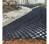 Rete di controllo del suolo - Griglia geografica facile da installare per stabilizzare ghiaia, vialetti, sentieri e ritenzione del suolo in pendenza per rive di torrenti e muri di collina