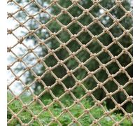 Rete di Corda di Canapa per Sicurezza e Decorazione, Scala di Corda per Bambini e Animali Domestici, Rete di Corda Versatile, Rete di Protezione per (Size:0.5mx5m(1.6x16.4ft),Color:Maglia a diamante)