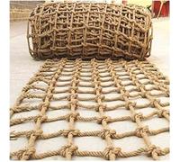 Rete di Corda di Canapa per Sicurezza e Decorazione, Scala di Corda per Bambini e Animali Domestici, Rete di Corda Versatile, Rete di Protezione per(Size:1mx6m(3.2x19.6ft),Color:Maglia quadrata)