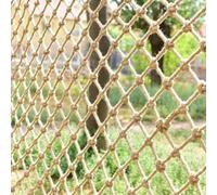 Rete di Corda di Canapa per Sicurezza e Decorazione, Scala di Corda per Bambini e Animali Domestici, Rete di Corda Versatile, Rete di Protezione per (Size:0.5mx4m(1.6x13.1ft),Color:Maglia a diamante)