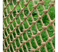 Rete di Corda di Canapa Rampicante per Piante, Rete di Iuta Naturale per Lo Stile del Giardino di Fantasia, Accessori Decorativi in Stile Mediterraneo, Decorazione D, Jute, 0.5Mx1M（1.64FTx3.28FT）