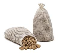 Rete di cotone per la cottura dei legumi | Set di 2 sacchetti da 1 kg | Borsa da cucina | Riutilizzabile | Adatta a qualsiasi tipo per cucinare