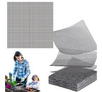 Rete di drenaggio per vaso, 50 pezzi, griglia per filtro in plastica per fondo vaso, protezione radicale per giardinaggio, strumenti per giardinieri e anziani