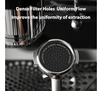 Rete di filtraggio 'estratto riutilizzabile in acciaio inossidabile 304 con spessore di 0,8 mm per disco da caffè HPZIHUIT (58,5 mm-titanioFG5588)