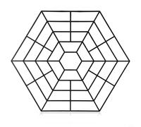 Rete di protezione esagonale per stagni e giochi d'acqua, per evitare la fuga dei pesci, per barriera da giardino per ambienti d'acqua dolce e salata (10 pezzi)