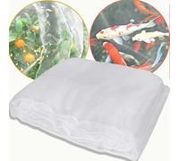 Rete di protezione per insetti e verdure, in polietilene, rete di protezione per uccelli, 4 x 8 m, per orti, campo di fiori, frutti, 80 maglie