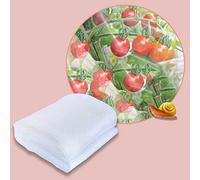 Rete di protezione per piante e verdure, in polietilene, rete di protezione per uccelli, 5 x 5 m, per orti, campo di fiori, frutti, 60 maglie
