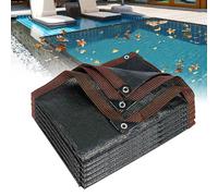 Rete di Protezione per Piscine Rettangolari,Copertura per Piscina Rettangolare 5x10m,Copertura per piscina invernale,Telo protettivo per piscine in e fuori terra & Rete leggera(5x10m(16.4x32.8ft))