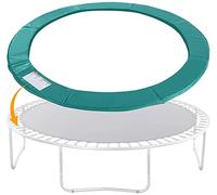 Rete di protezione per trampolino da 2,4 m e imbottitura resistente ai raggi UV, copertura verde per una maggiore sicurezza e comfort, ricambio perfetto per trampolino