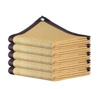 Rete di protezione solare ispessita in tessuto 85% resistente ai raggi UV, per isolamento termico domestico, beige, 3 x 8 m, copertura anti-invecchiamento