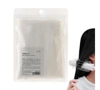 Rete di pulizia per pettini, 50 pezzi, rete di protezione per pettini, strumento portatile per rimuovere la polvere dei capelli