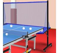Rete di raccolta per ping pong per allenamento multi-pallina - Rete di raccolta per tavoli da ping pong da 72 a 82 pollici, ideale per esercizi e allenamento.