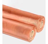 Rete di rame Dimensioni Multiple Della Maglia 99.9% Schermo Netto Di Rame Puro Rete Di Rame Rete Metallica Di Rame Puro Maglia Densa Del Filtro Tappetino Messa(Size:1X6M(3X20FT),Color:180 mesh)