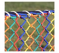 Rete di recinzione decorativa, rete in corda nylon intrecciata a mano da 6 mm spessore, reti anticaduta for scale larghe 1/1,2/1,5/2/3/4 m, for balconi intrecciate in colori misti(6mm 5cm Mesh,1.2x4m)