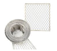 Rete di recinzione in acciaio inossidabile per giardino e fattoria, barriera di sicurezza resistente in filo metallico 304, 1,2 x 4 m, copertura protettiva multifunzionale