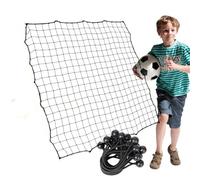 Rete di ricambio per calcio calcio di ricambio per rimbalzatore di calcio - Rete di ricambio per palloni sportivi 39,37 x 39,37 pollici - con 20 corde elastiche strumento di cattura calcio pa
