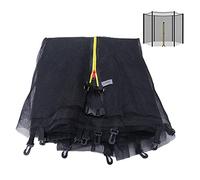 Rete di ricambio per trampolino di sicurezza esterna, 1,5 - 4,9 m, con facile accesso all'ingresso, adatta a 6 aste, ideale per divertimento e sicurezza dei bambini