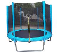 Rete di ricambio per trampolino resistente, per 6 aste, resistente alle intemperie, con ganci e clip migliorati a doppia cerniera per la massima protezione