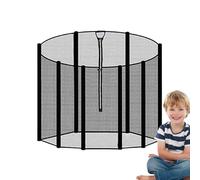 Rete di ricambio per trampolino, rete per trampolino, resistente alle intemperie, ai raggi UV, ad alta densità, traspirante, per bambini e ragazzi