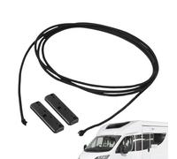 Rete di ricarica per armadi camper | Organizzatore interno anticaduta | Modifica con corda elastica per organizzare bagagli, vestiti e acquisti in viaggio