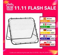 Rete di rimbalzo da baseball Homcom con angolo regolabile per allenamento 96X80X96Cm