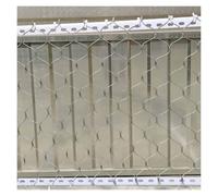 Rete di sicurezza 304 in acciaio inox, per balcone, 6 cm/1,5 mm, per prevenire le cadute, ad alta quota, flessibile, per pollame (1 x 1 m)