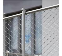 Rete di sicurezza ad alta quota - Cavo flessibile in acciaio inox 304 - Rete anti-caduta per esterni (0,4 x 1,2 x 3 m) per una protezione sicura