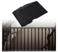 Rete di Sicurezza Anti-Caduta Balcone Scale 80x300cm Bianco Poliestere | Piccole maglie inferiori a 0,5 cm impediscono il passaggio di testa e corpo.(Black,70x300cm)