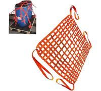 Rete di sicurezza antistrappo con elevata resistenza al carico, rete for cassone camion for lavori costruzione, sollevamento, traino e trasloco(1.5 X 1.5M/Mesh 10cm/Load 300kg)