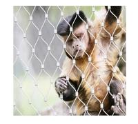 Rete di sicurezza flessibile per parchi giochi e giardini, rete metallica di protezione per balconi e scale (1 m x 1,5 m) soluzione di sicurezza ad alta quota