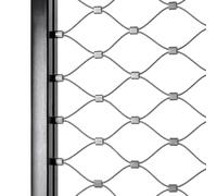 Rete di sicurezza in acciaio inossidabile per scale, campi da calcio e giardini, rete da arrampicata durevole per supporto per piante e confini agricoli