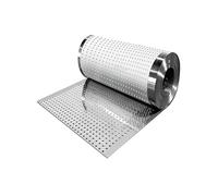 Rete di sicurezza in acciaio inox per balcone, 304 lamiere perforate per la protezione di finestre, protezione da cadute e perdite, resistente rete metallica (30 x 300 cm)