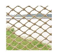 Rete di sicurezza in corda di canapa per balcone, 1 x 5 m, protezione per gatti gialli, protezione per scale interne, soluzioni di sicurezza per animali domestici per balconi e scale