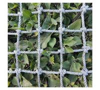 Rete di sicurezza in nylon, corda da arrampicata per bambini, resistente, per parchi giochi, camion, rimorchi e giardini (16 mm, 2 x 2 m) - sicura e versatile