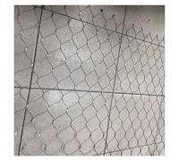 Rete di sicurezza per bambini per parchi giochi, balconi e giardini, rete rossa o in acciaio inox, 2 x 2 m, soluzione di protezione per bambini per giochi all'aperto sicuri