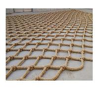 Rete di sicurezza per bambini per scale e balconi, 20 mm, corda di canapa, per arrampicata all'aperto, protegge l'area di gioco sicura per bambini