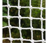 Rete di sicurezza per bambini per scale e balconi, rete anti-caduta in nylon per ringhiere, recinzione per animali domestici e giardino, supporto per arrampicata, 4 x 4 m, maglia da 5 cm