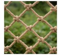 Rete di Sicurezza per Bambini Rete da Arrampicata per Esterni,Scale per Balconi Rete di Protezione da Giardino Rete in Corda di Canapa,Rete Protettiva per Alberi Esterno Carico(Size:1X6M(3X20FT))