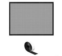 Rete di sicurezza per camino, in PVC nero, 73,7 x 114,3 cm, schermo protettivo per bambini e animali domestici, con griglia densa per tenere lontani gli insetti e nascondere la cenere, compatibile con