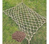 Rete di sicurezza per esterni, 2 x 8 m, corda da 8 mm, 12 cm, per balcone, terrazza, scale, protezione sicura per porte e finestre, soluzione di sicurezza per bambini e animali domestici