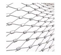 Rete di sicurezza per esterni in acciaio inossidabile 304, per guardrail, multifunzione, per scale metalliche e recinzioni dello zoo, 2 m x 1,8 m