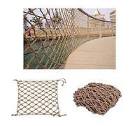 Rete di sicurezza per ringhiera all'aperto, Rete for Recinzione in Corda di Canapa Rete for Decorazione Giardino Rete di Sicurezza Balcone Scala Bambini Parete Divisoria Rete for Soffitto Rete da Arra