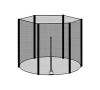 Rete di sicurezza per trampolino - Rete di ricambio resistente alle intemperie per trampolini a 6 poli, alloggiamento durevole con ingresso cerniera | Barriera trampolino resistente alle intemperie