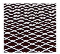 Rete di Sicurezza Rete in Nylon Bianco per Stadio Campo da Calcio all'aperto Campo da Pallacanestro Campo da Golf Rete Protettiva per Isolamento barriera,1X8M