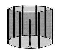 Rete di sicurezza rotonda per bambini da 1,2 m, 1,5 m, 1,8 m, 2,4 m, 3,7 m, 4,9 m, facile da installare, ideale per divertimento all'aperto