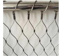 Rete di Sicurezza su Ordinazione in Acciaio Inox 304 in Fune Metallica, Maglia 5x5cm dello Zoo del Giardino, 10cm/2mm, 1.2x14m