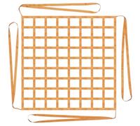 Rete di sollevamento 1 x 1 m, portata 300 kg, 10 cm, larghezza maglie, resistenza allo strappo, resistente all'usura, per sollevare e trasportare oggetti pesanti